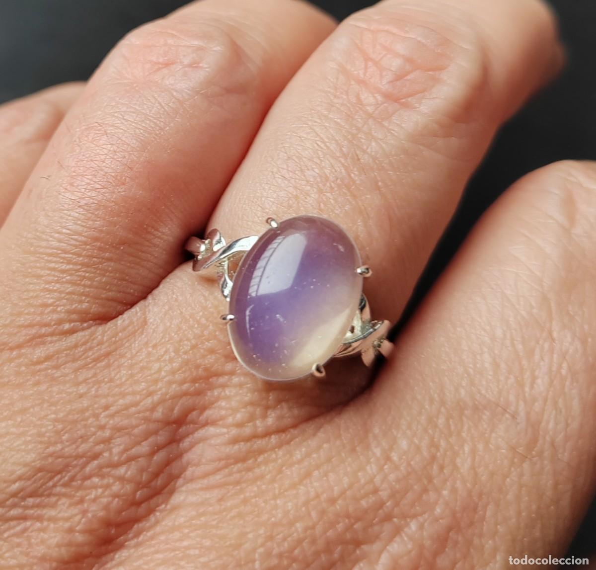 Joyeria: Anillo en Plata de Ley y Opalina - Foto 2