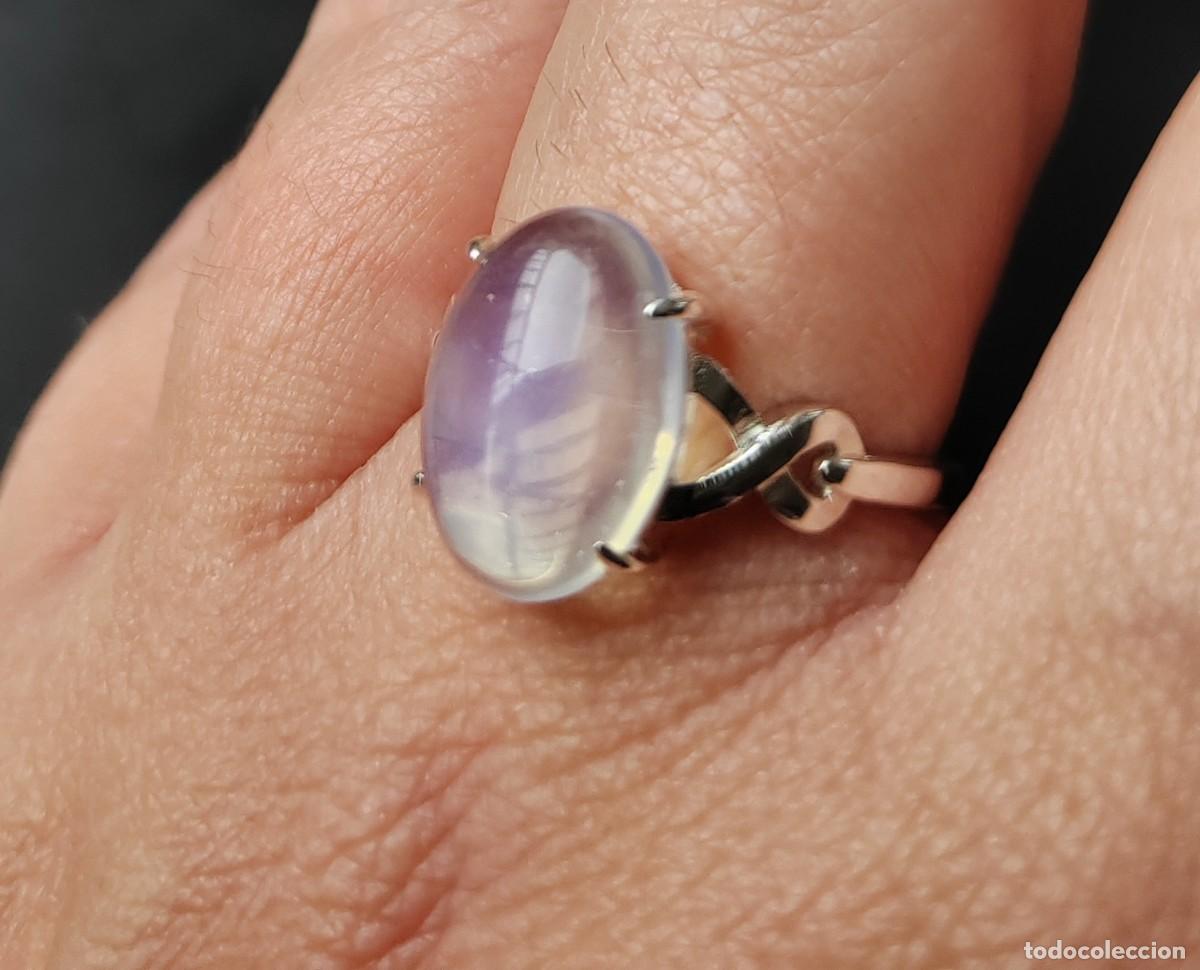 Joyeria: Anillo en Plata de Ley y Opalina - Foto 3