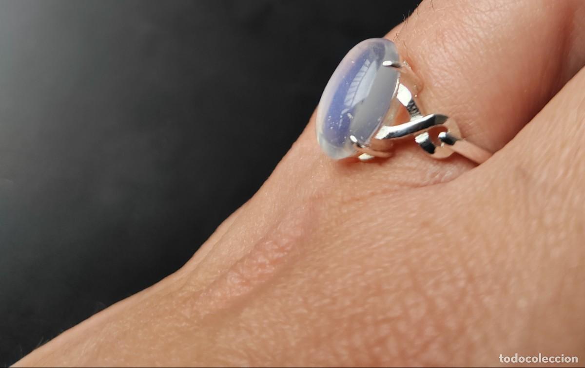 Joyeria: Anillo en Plata de Ley y Opalina - Foto 4