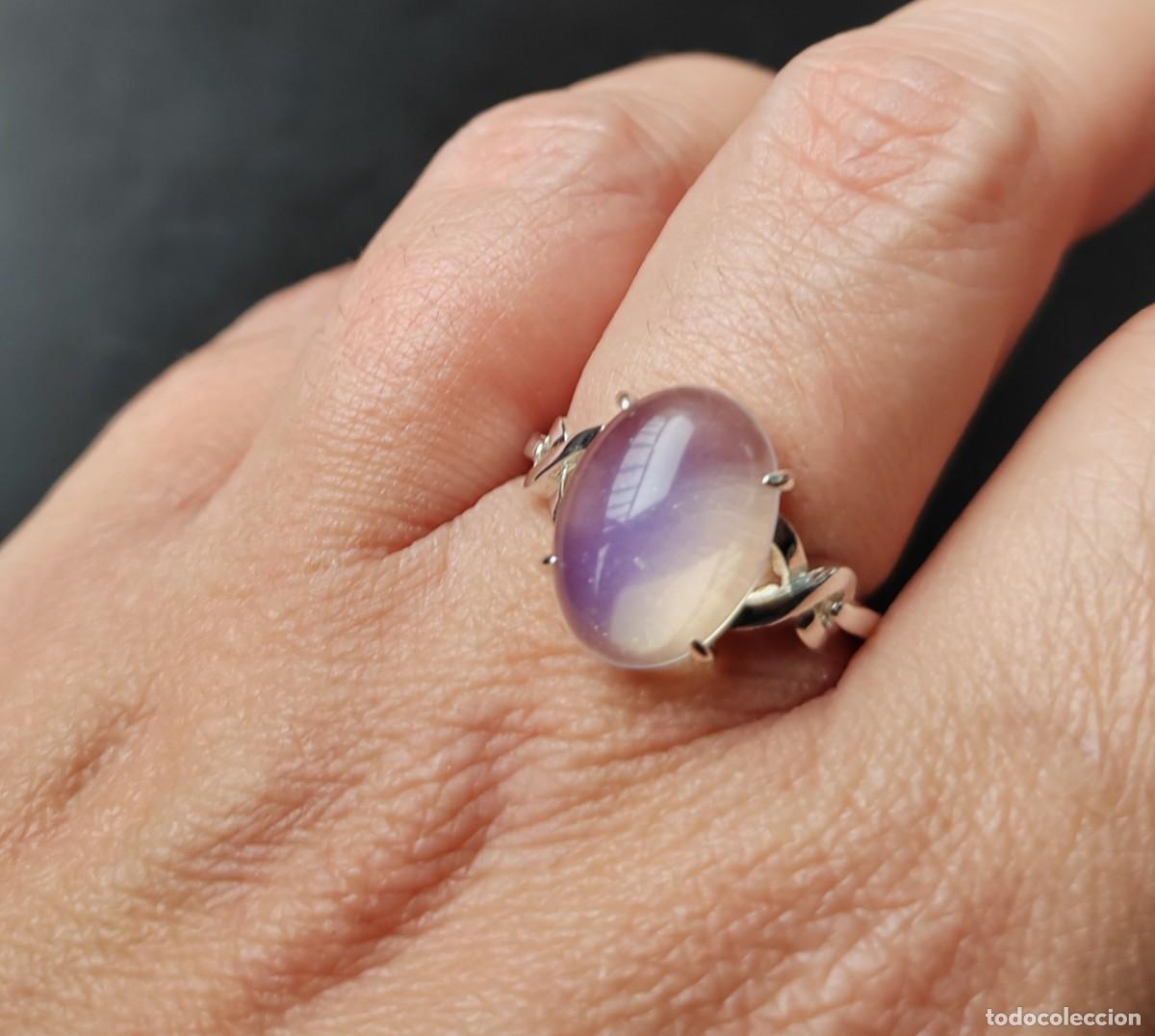 Joyeria: Anillo en Plata de Ley y Opalina - Foto 5