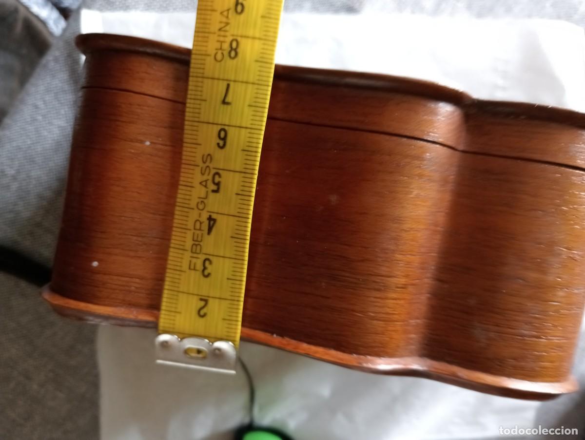 Joyeria: Antiqu&iacute;sima caja en madera de pulsera y pendientes. - Foto 9