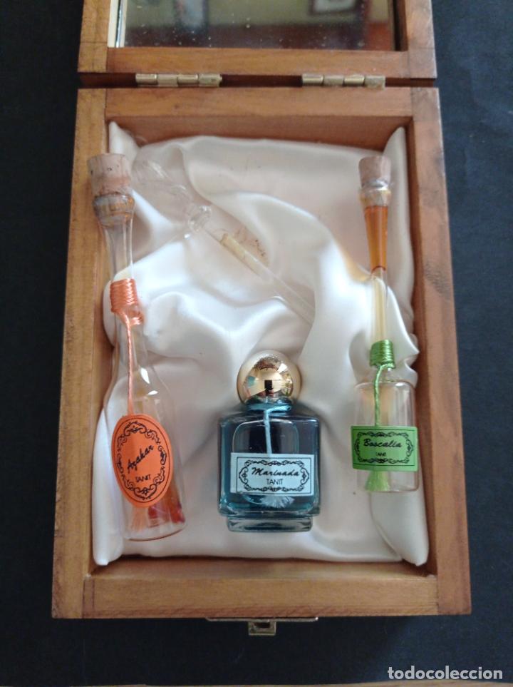 Joyeria: CAJA MADERA DECORADA. INTERIOR ESPEJO Y PERFUMES - Foto 3