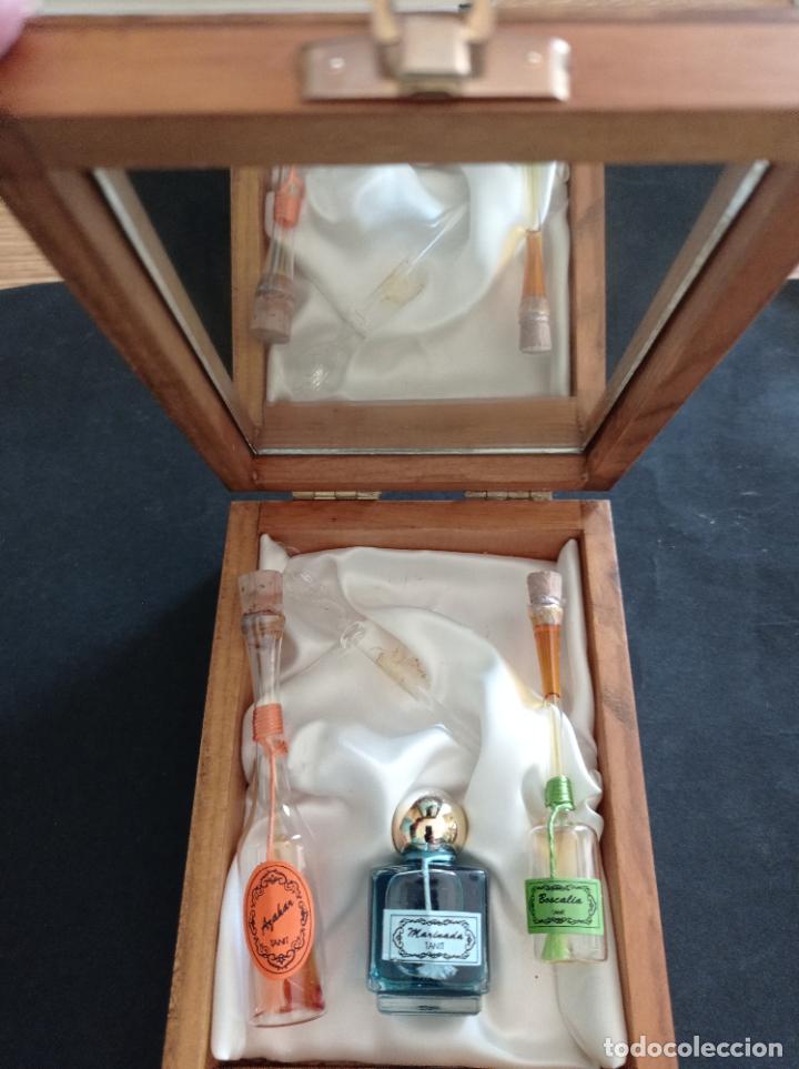 Joyeria: CAJA MADERA DECORADA. INTERIOR ESPEJO Y PERFUMES - Foto 4