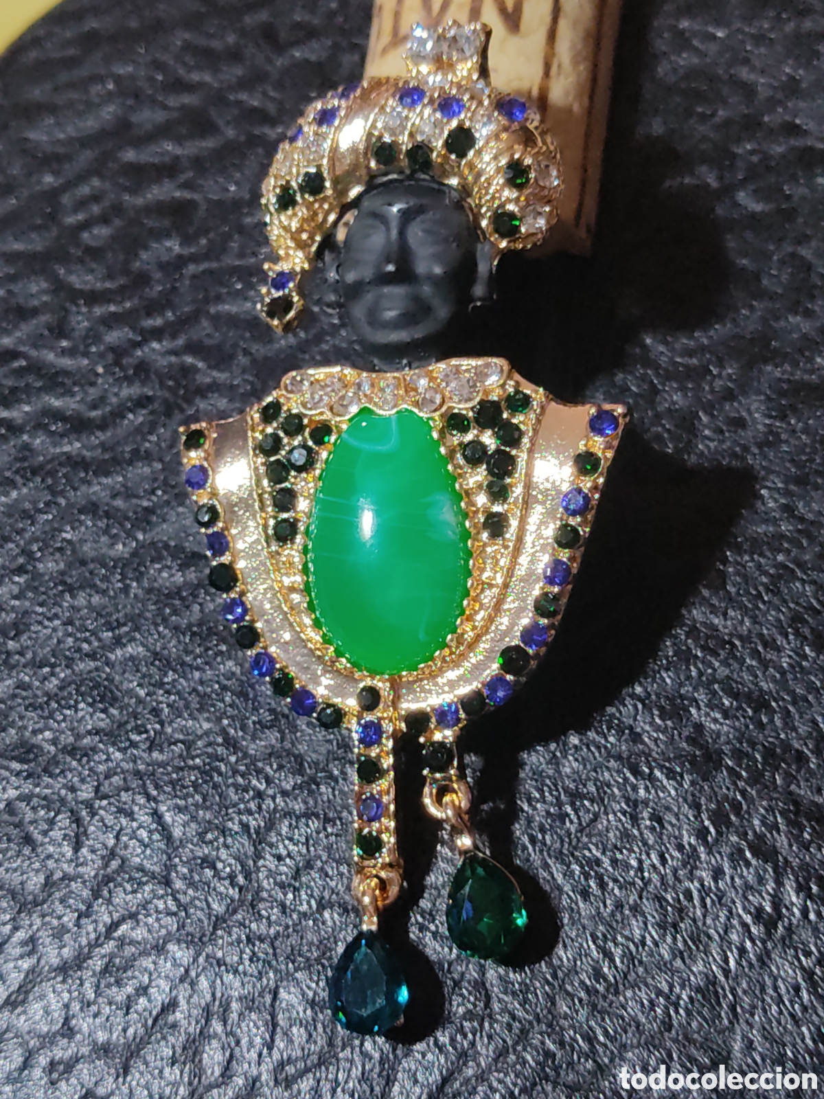 Joyeria: Broche sult&aacute;n estilo Moretti esmaltado con circonitas. - Foto 1