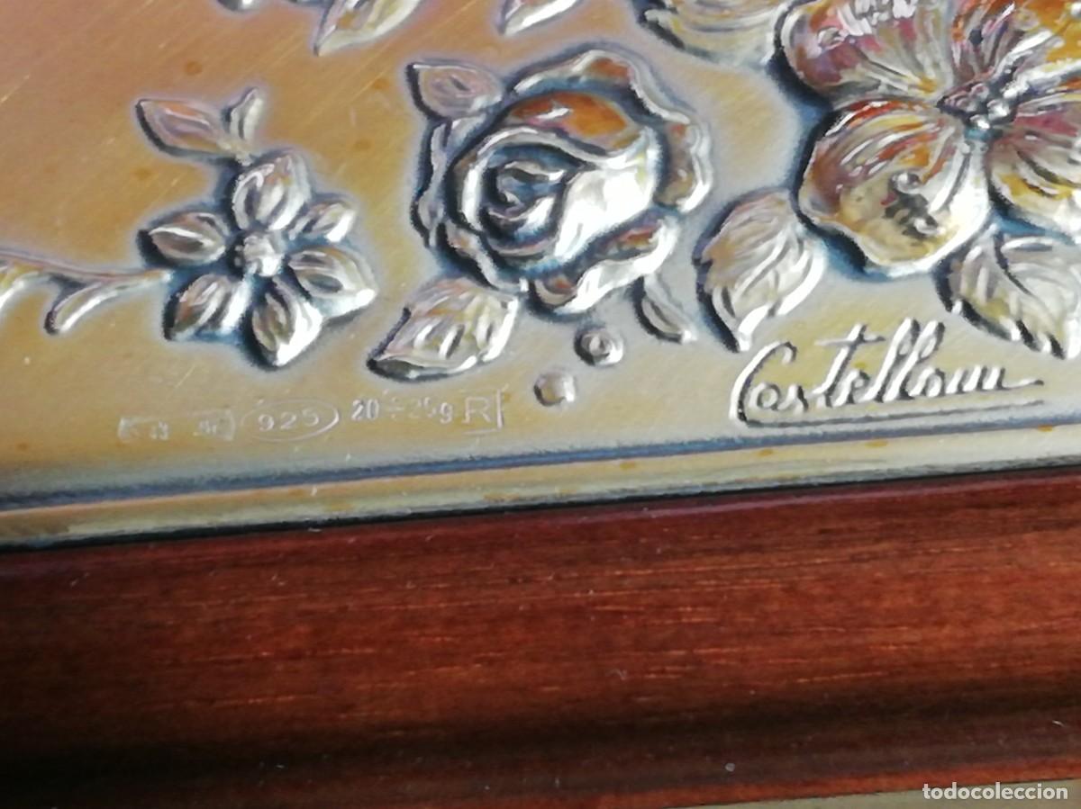 Joyeria: JOYERO DE MADERA Y PLATA CON SU FUNDA - CASTELLANI - Foto 13