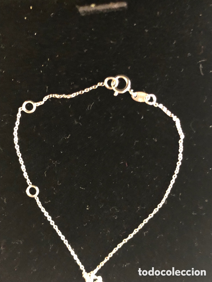 Joyeria: conjunto de gargantilla y pendientes de oro blanco - Foto 5