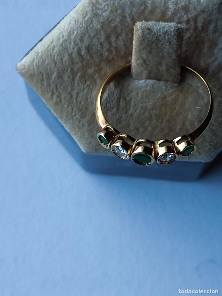 Joyeria: CINQUILLO ORO 18K ESMERALDA BRILLANTE - Foto 5
