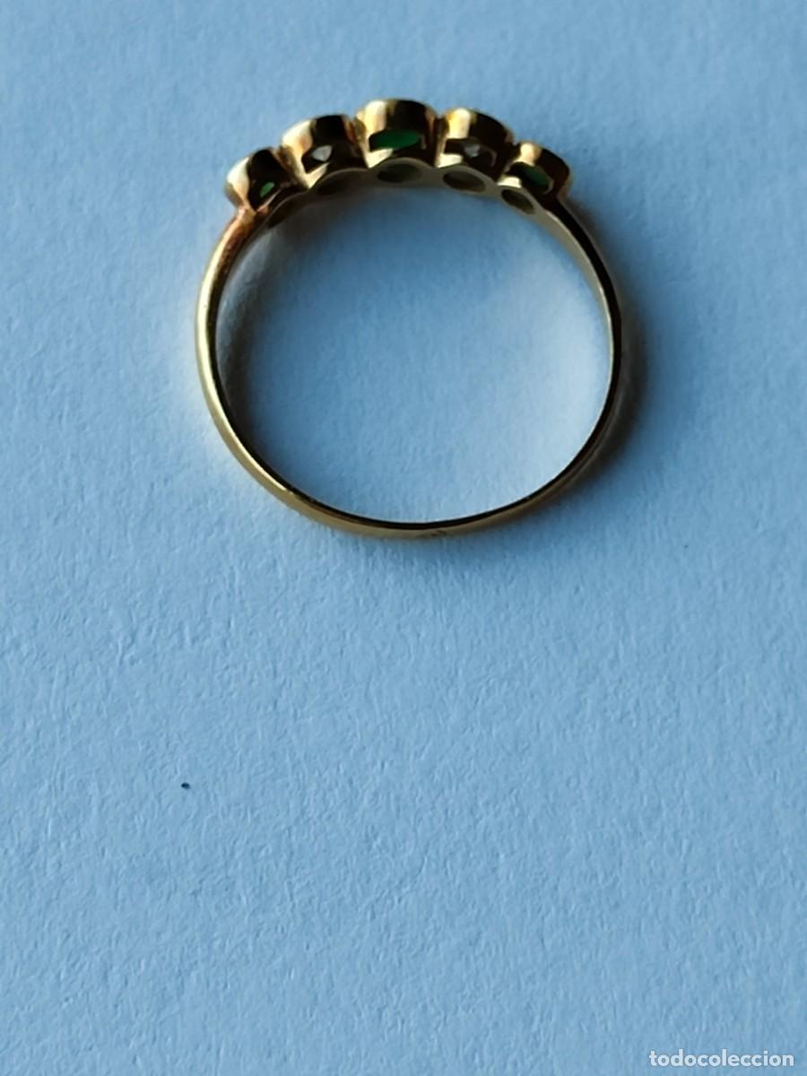 Joyeria: CINQUILLO ORO 18K ESMERALDA BRILLANTE - Foto 8