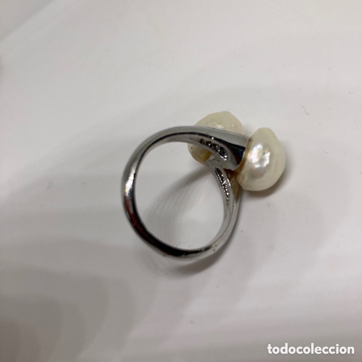 Joalharia: PRECIOSO ANILLO DOS PERLAS Nuevo
