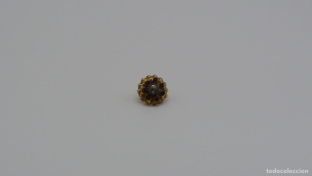 Joyeria: BOT&Oacute;N MALLORQU&Iacute;N EN ORO DE 18 KTLS Ca.1900 . - Foto 2