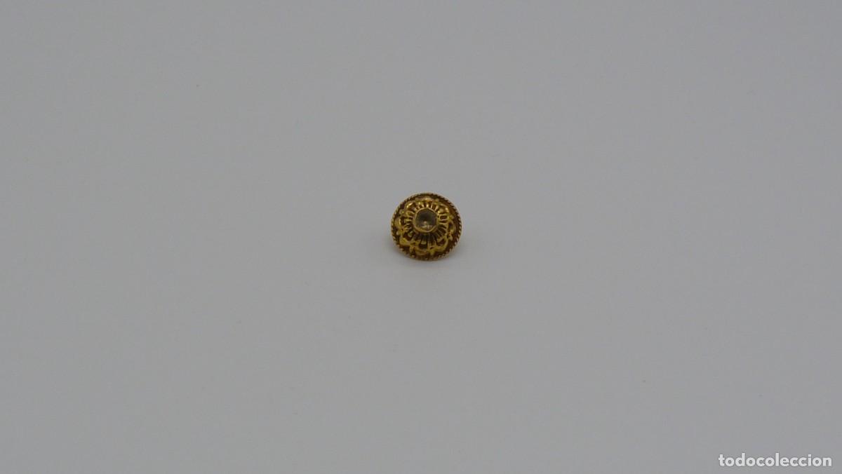Joyeria: BOT&Oacute;N MALLORQU&Iacute;N EN ORO DE 18 KTLS Ca.1900 . - Foto 2