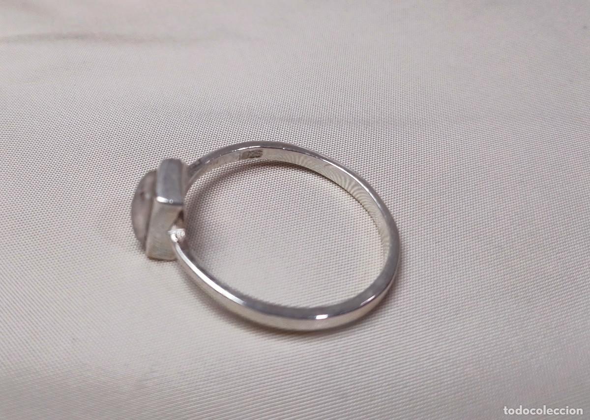 Joyeria: Anillo de plata de ley con cuarzo - Talla 18 - Foto 5