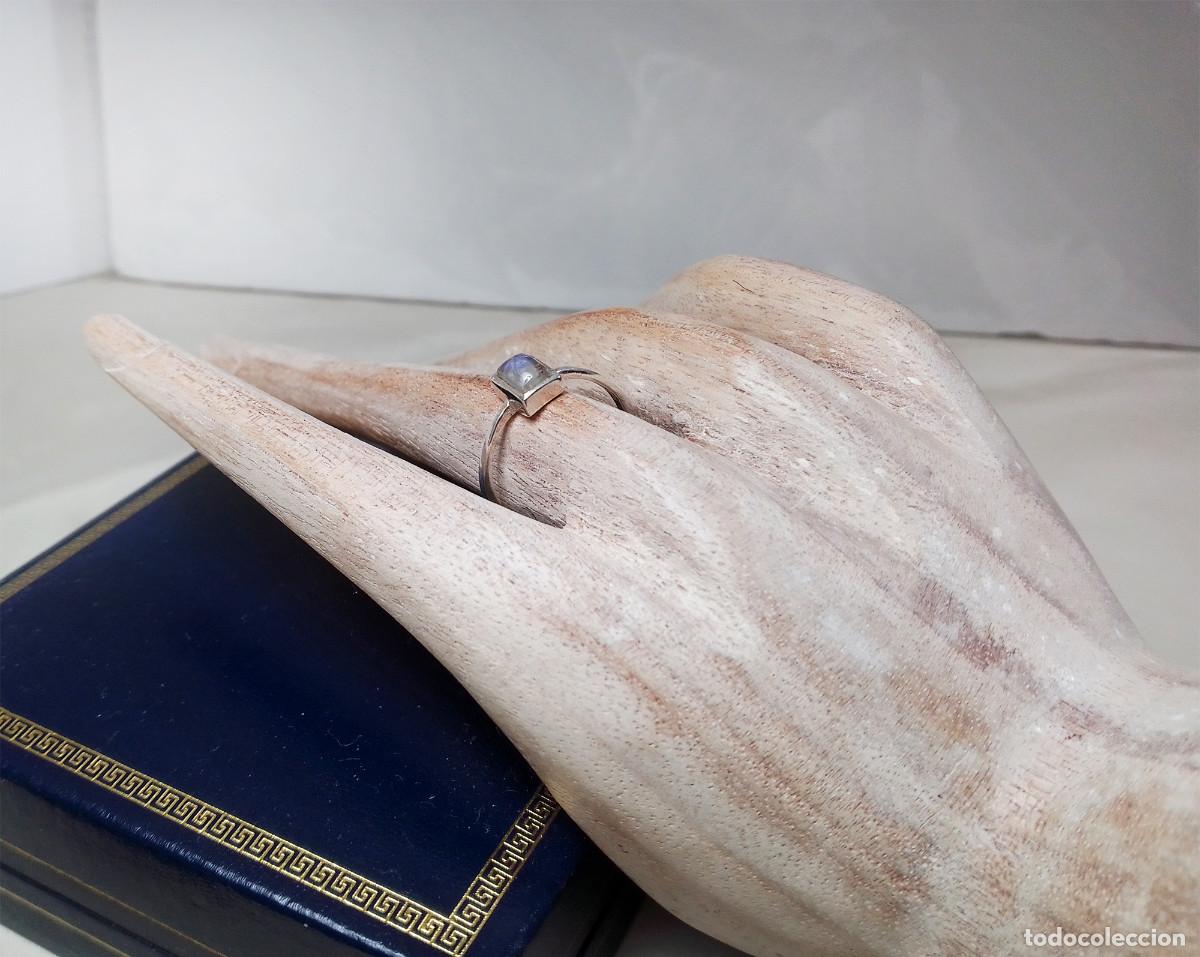 Joyeria: Anillo de plata de ley con cuarzo - Talla 18 - Foto 8