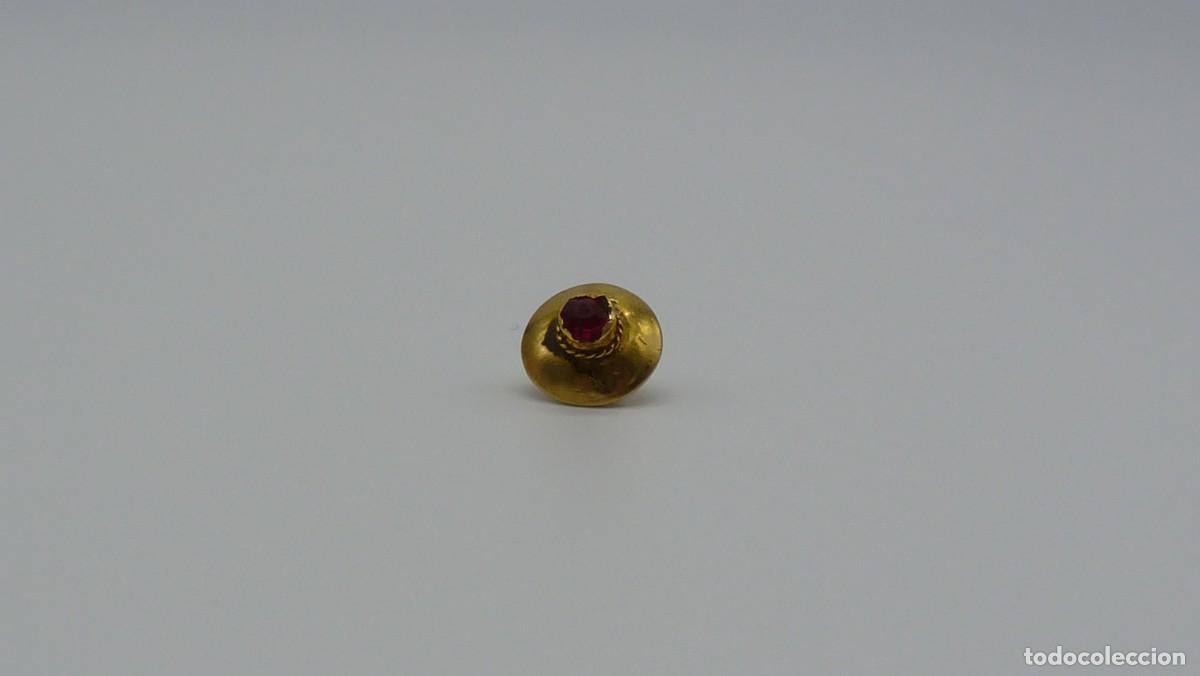 Joyeria: BOT&Oacute;N MALLORQU&Iacute;N EN ORO DE 18 KTLS Ca.1900. - Foto 5