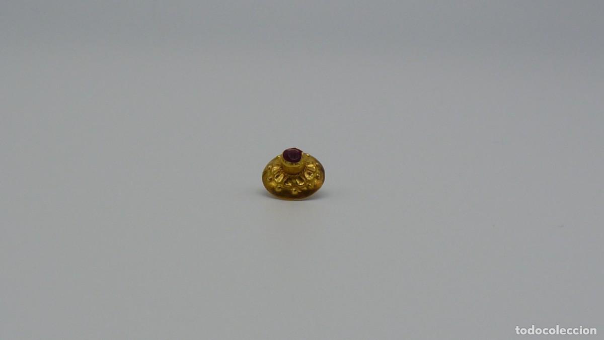 Joyeria: 1 BOT&Oacute;N MALLORQU&Iacute;N EN ORO DE 18 KTLS Ca.1900 - Foto 5