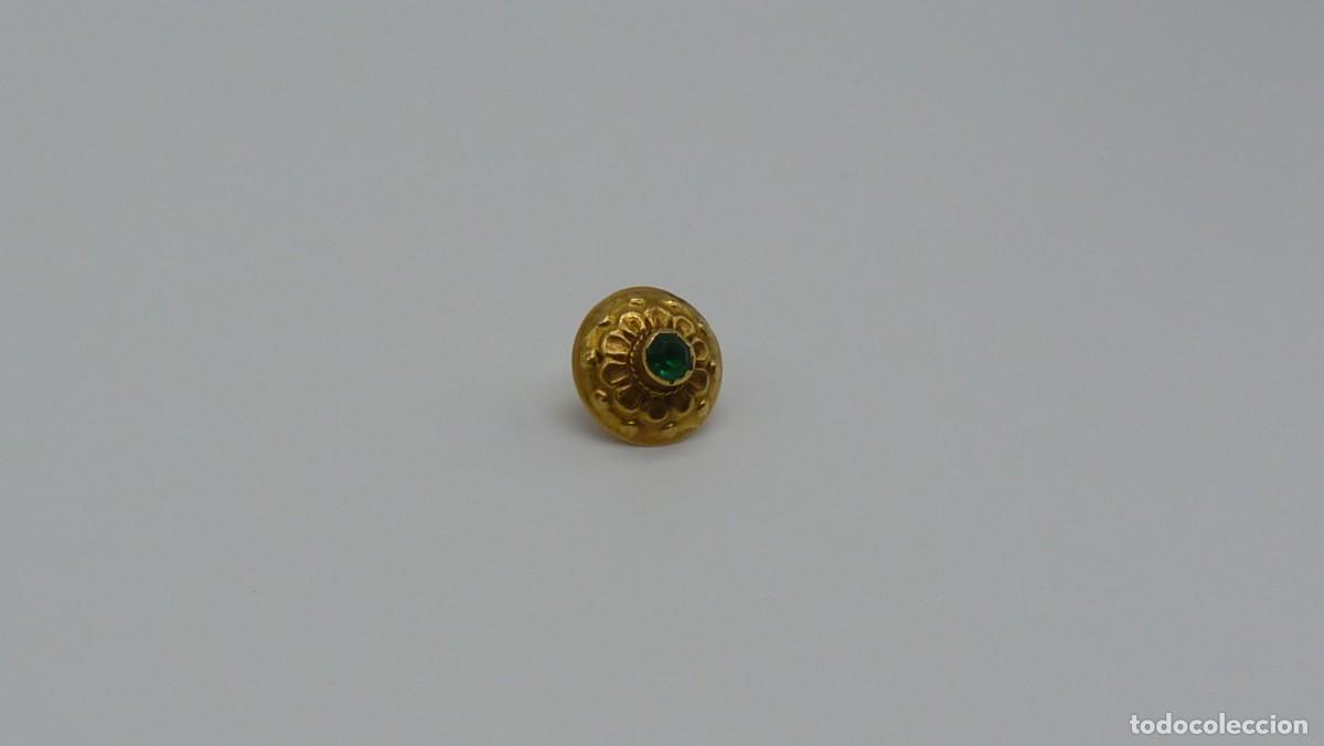 Joyeria: BOT&Oacute;N MALLORQU&Iacute;N EN ORO DE 18 KTLS Ca.1900 . - Foto 4