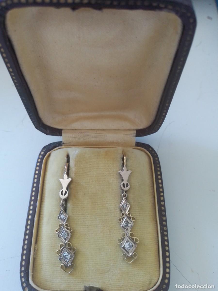 Joyeria: Muy Antiguos pendientes de diamantes - Foto 1