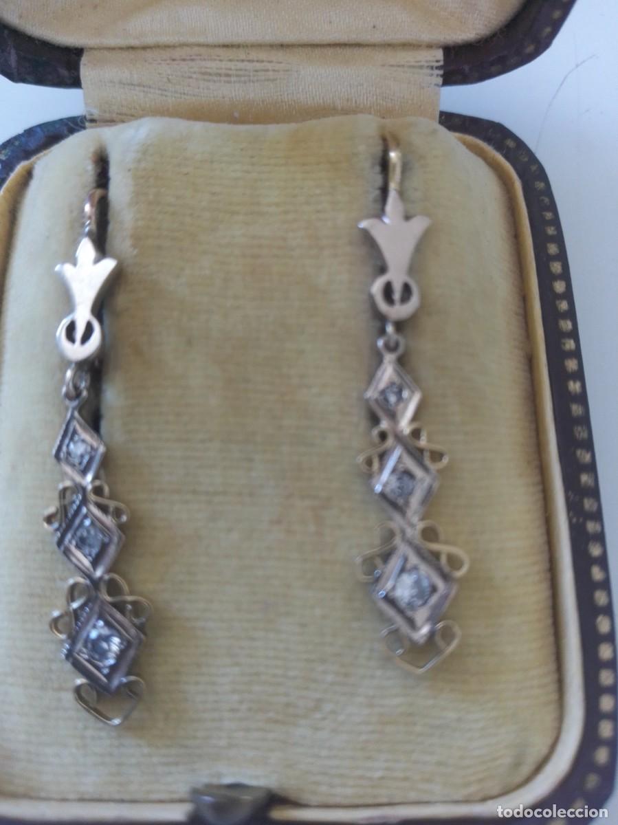 Joyeria: Muy Antiguos pendientes de diamantes - Foto 2