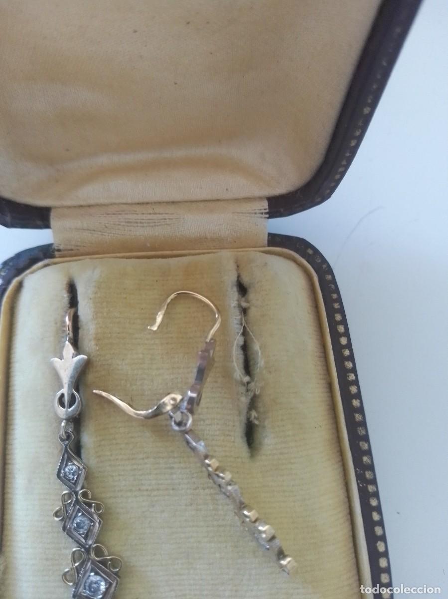Joyeria: Muy Antiguos pendientes de diamantes - Foto 3