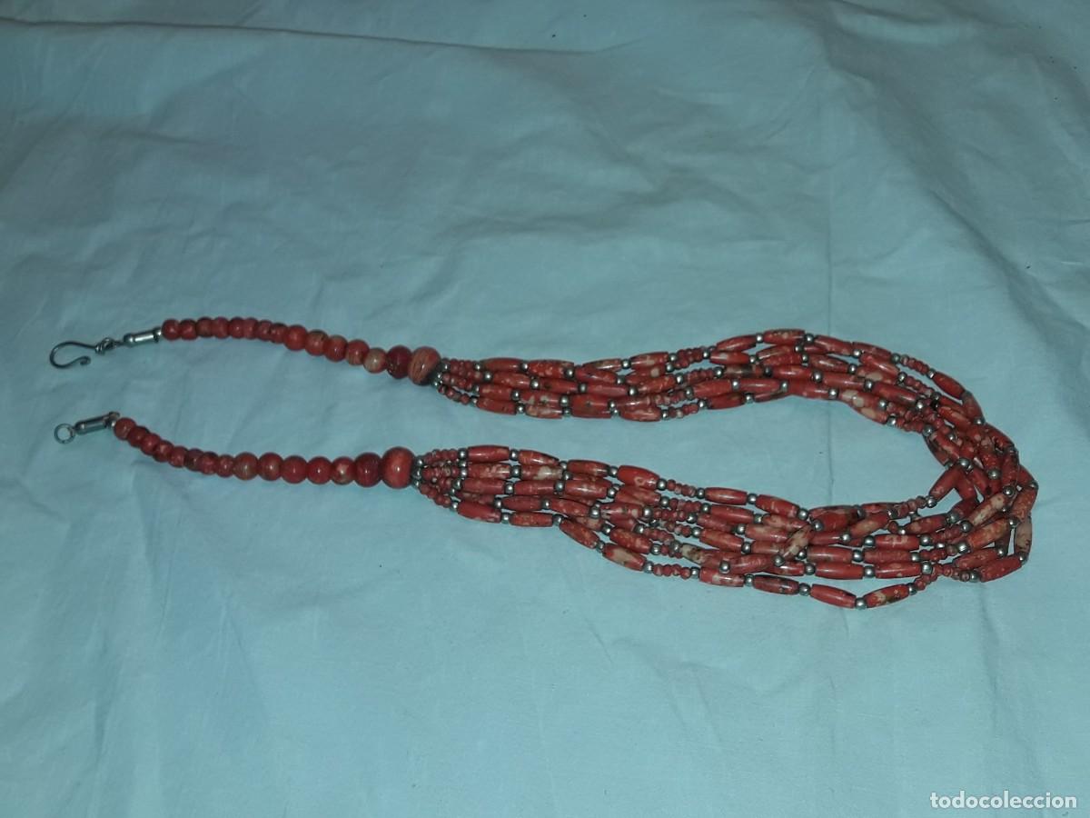Joyeria: Bello collar de coral naranja - Foto 1