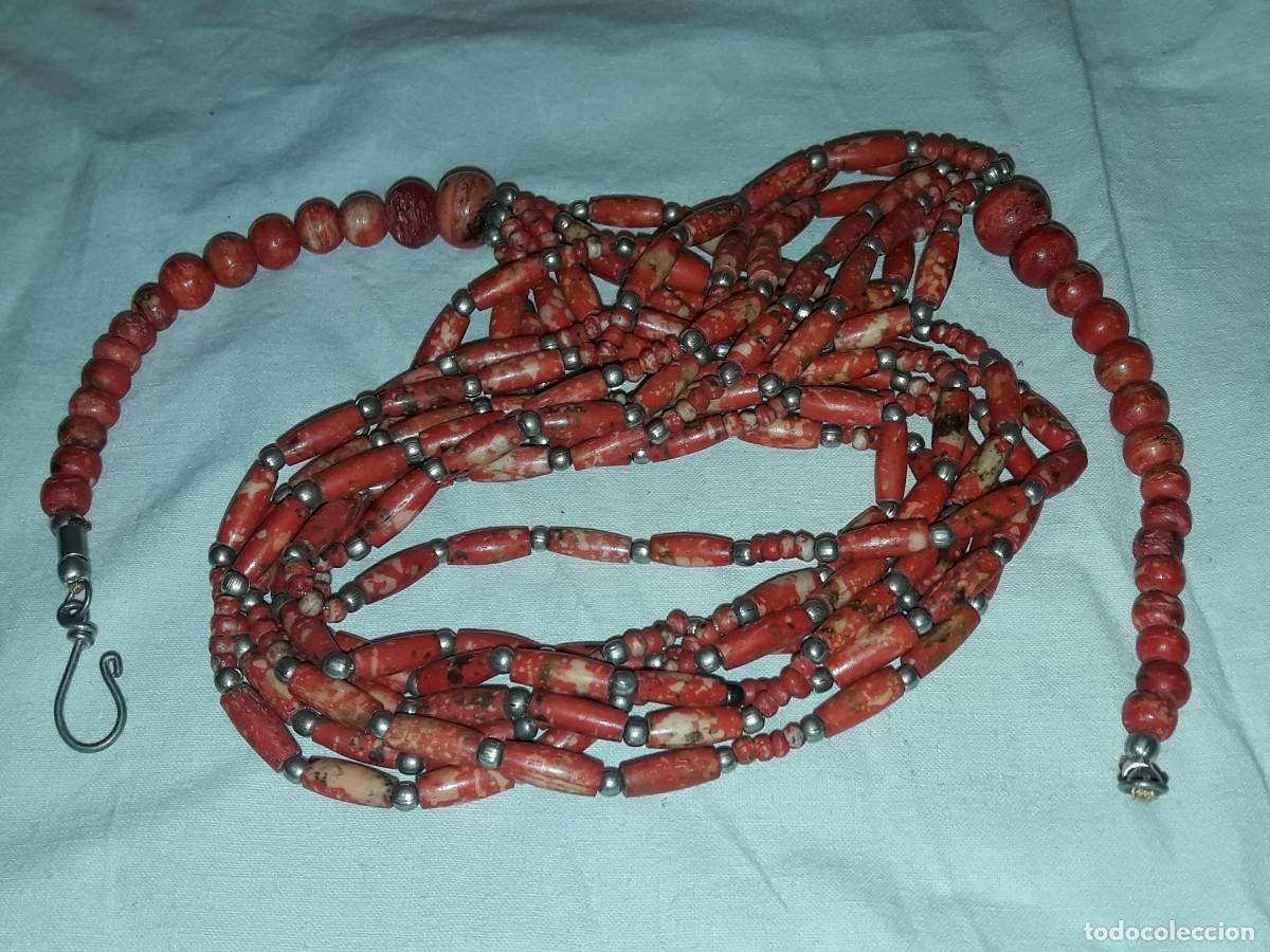 Joyeria: Bello collar de coral naranja - Foto 6