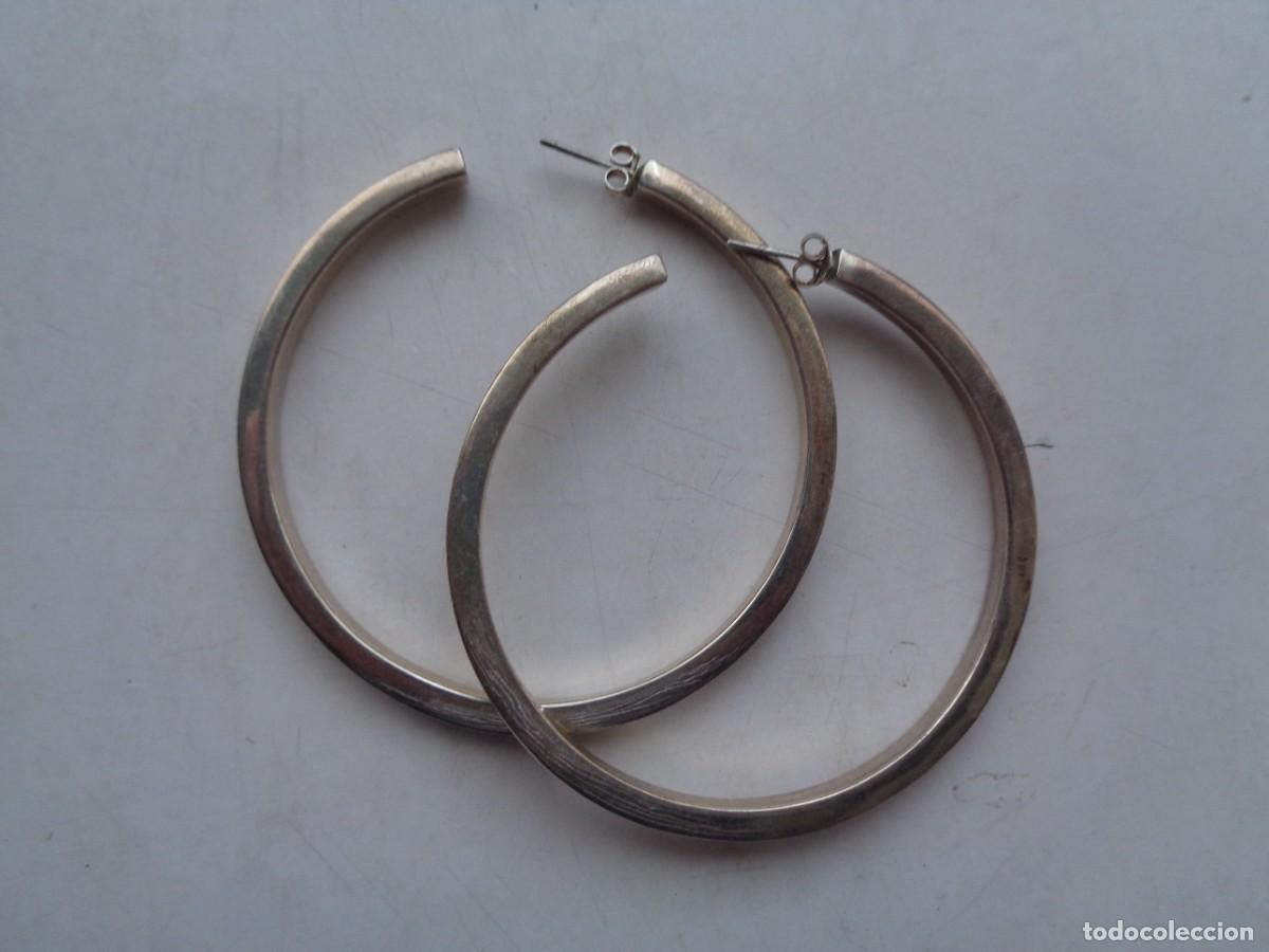 Jewelry: PENDIENTES DE ARO EN PLATA
