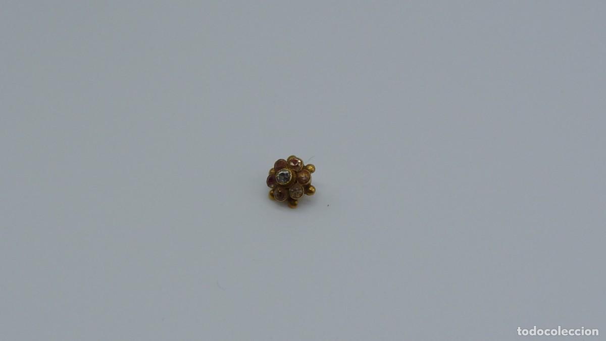 Joyeria: BOT&Oacute;N MALLORQU&Iacute;N EN ORO DE 18 KTLS Ca.1900 . - Foto 3