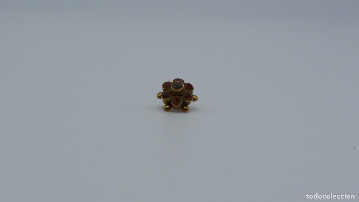 Joyeria: BOT&Oacute;N MALLORQU&Iacute;N EN ORO DE 18 KTLS Ca.1900 . - Foto 5
