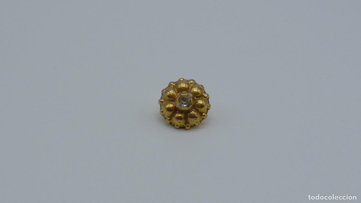 Joyeria: BOT&Oacute;N MALLORQU&Iacute;N EN ORO DE 18 KTLS Ca.1900 . - Foto 2