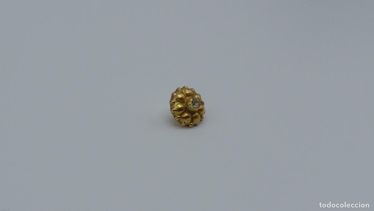 Joyeria: BOT&Oacute;N MALLORQU&Iacute;N EN ORO DE 18 KTLS Ca.1900 . - Foto 4