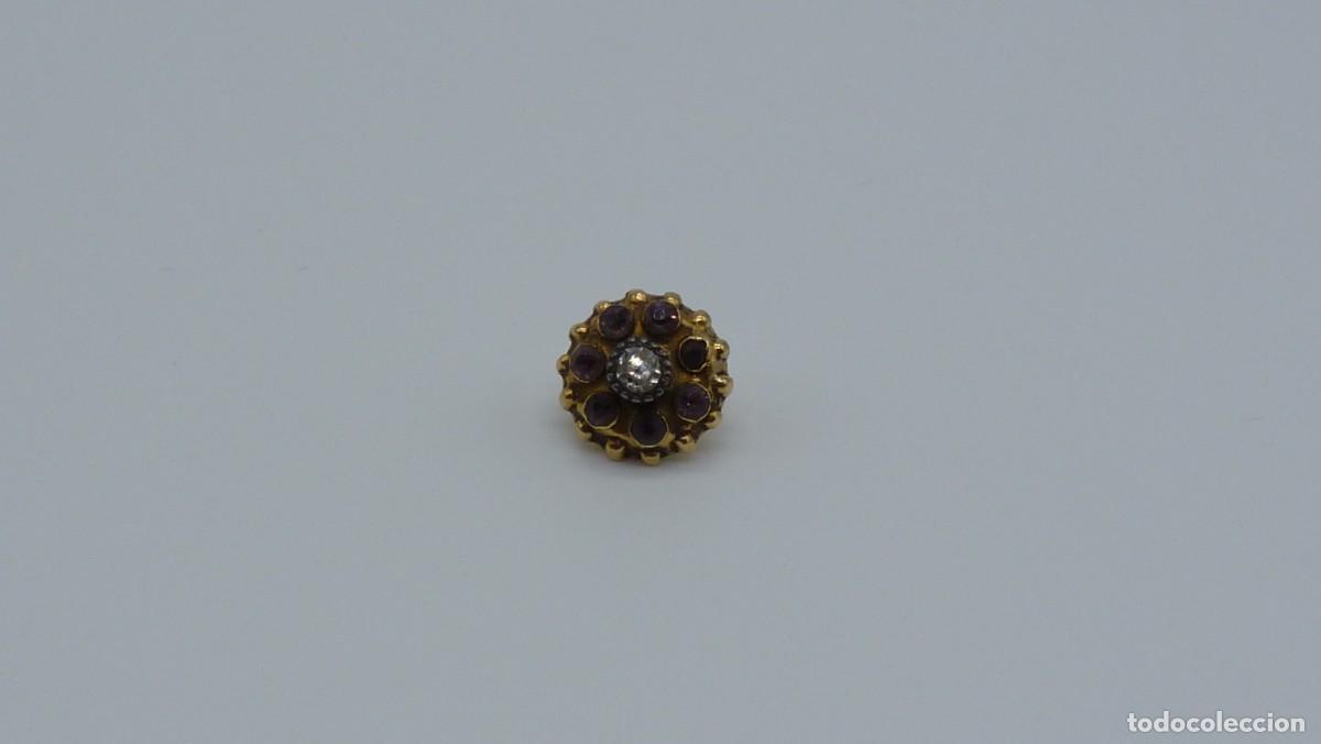 Joyeria: BOT&Oacute;N MALLORQU&Iacute;N EN ORO DE 18 KTLS Ca.1900 . - Foto 2