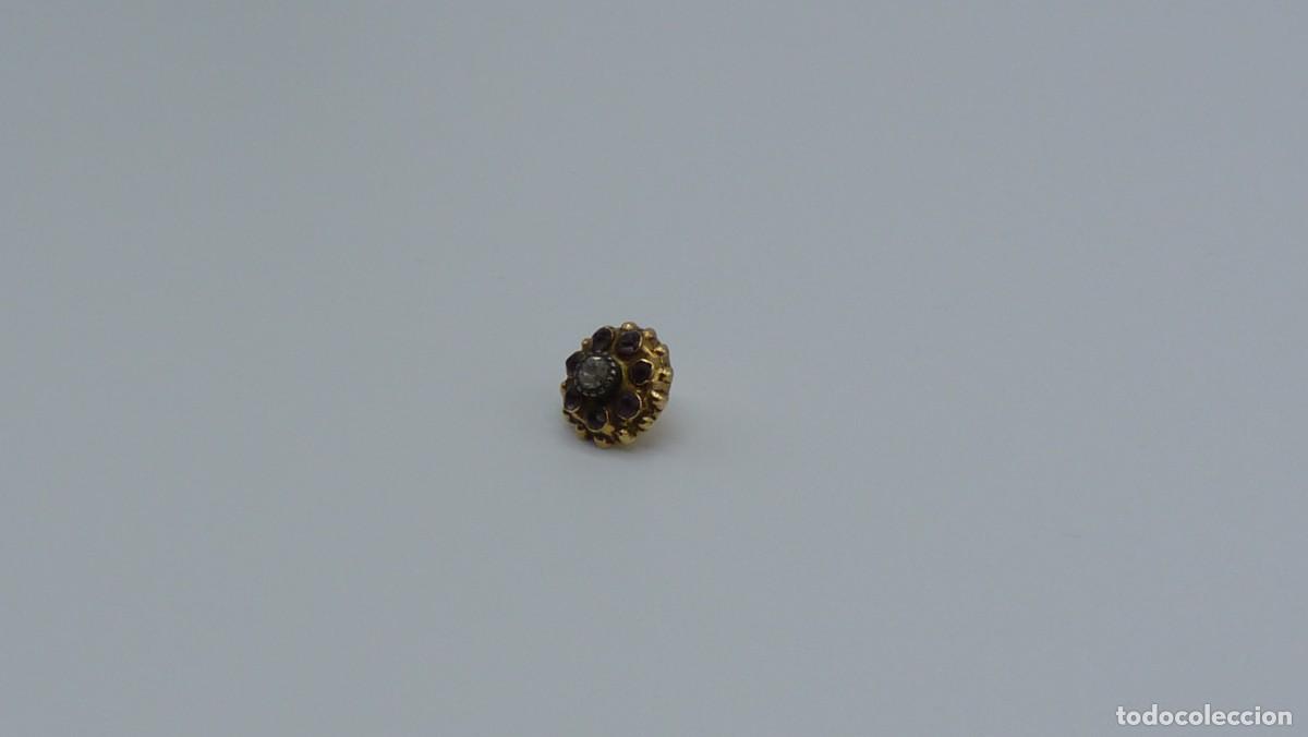 Joyeria: BOT&Oacute;N MALLORQU&Iacute;N EN ORO DE 18 KTLS Ca.1900 . - Foto 3