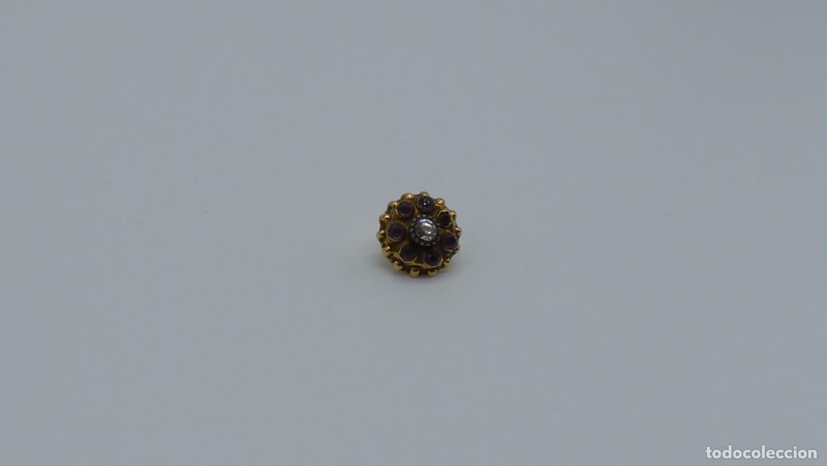 Joyeria: BOT&Oacute;N MALLORQU&Iacute;N EN ORO DE 18 KTLS Ca.1900 . - Foto 4
