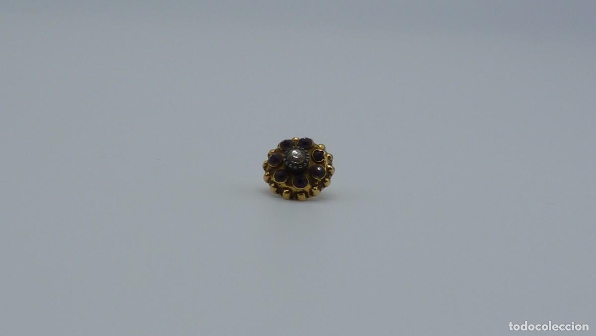 Joyeria: BOT&Oacute;N MALLORQU&Iacute;N EN ORO DE 18 KTLS Ca.1900 . - Foto 5
