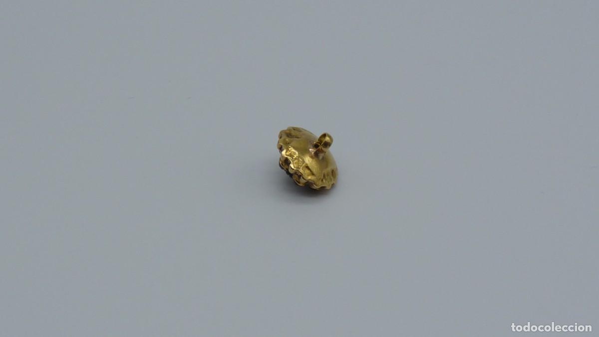 Joyeria: BOT&Oacute;N MALLORQU&Iacute;N EN ORO DE 18 KTLS Ca.1900 . - Foto 6