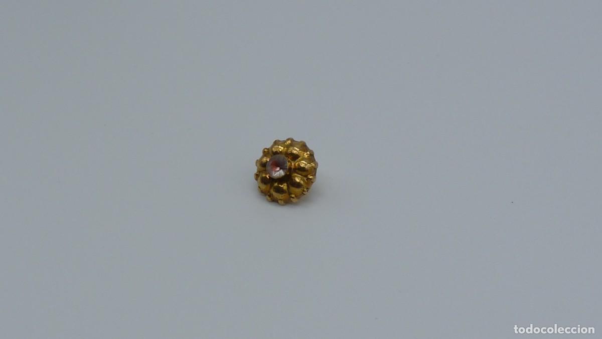 Joyeria: BOT&Oacute;N MALLORQU&Iacute;N EN ORO DE 18 KTLS Ca.1900 . - Foto 3