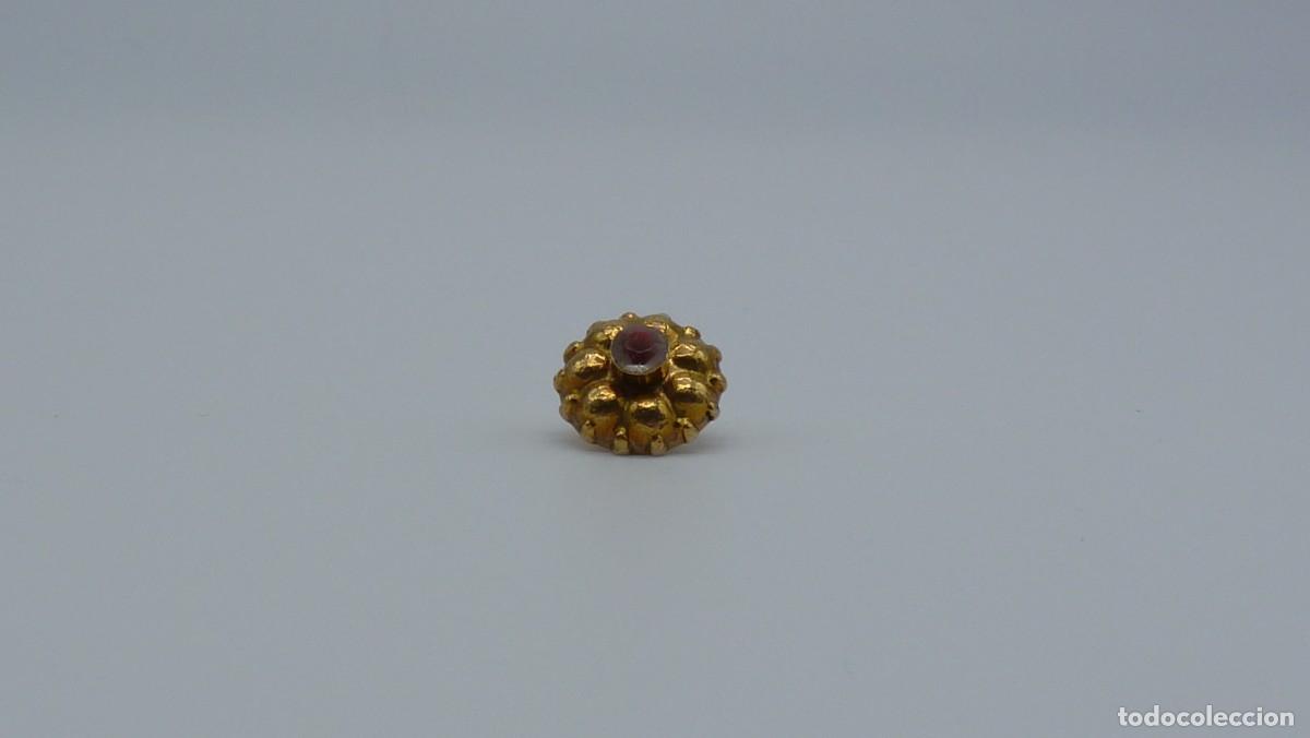 Joyeria: BOT&Oacute;N MALLORQU&Iacute;N EN ORO DE 18 KTLS Ca.1900 . - Foto 5