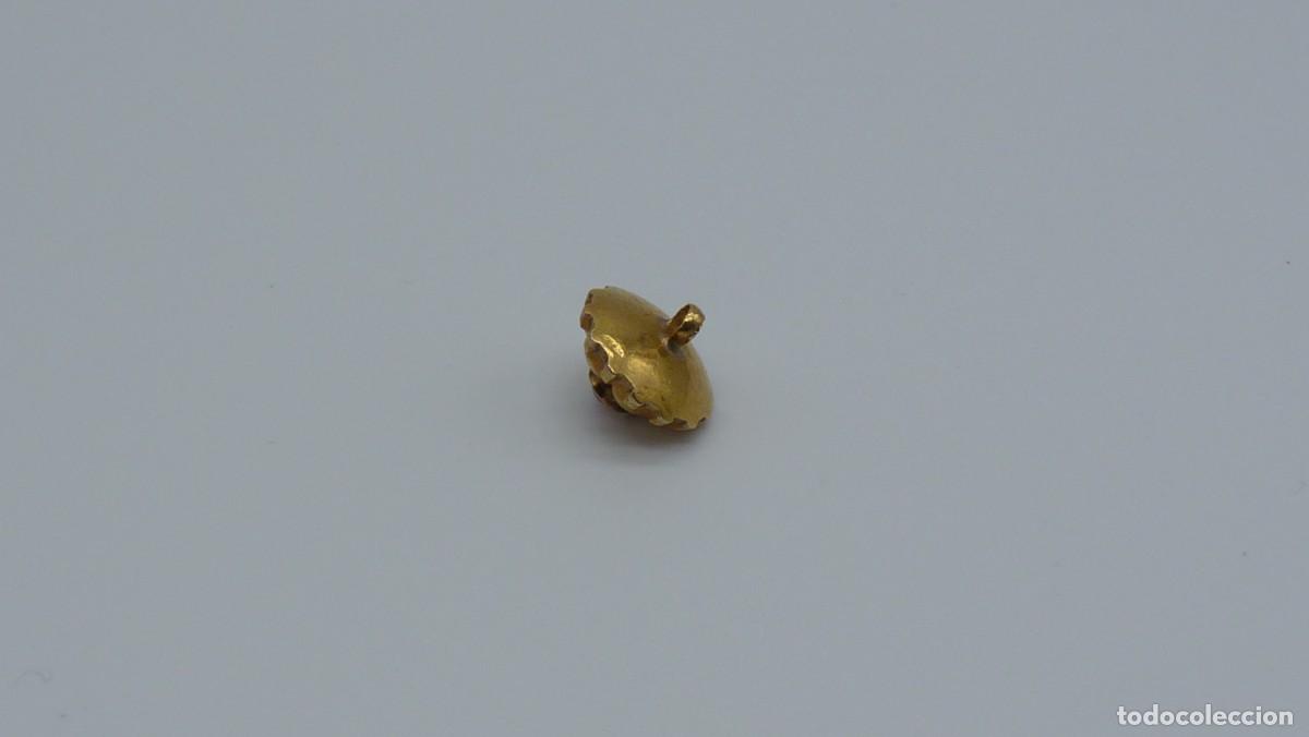 Joyeria: BOT&Oacute;N MALLORQU&Iacute;N EN ORO DE 18 KTLS Ca.1900 . - Foto 6