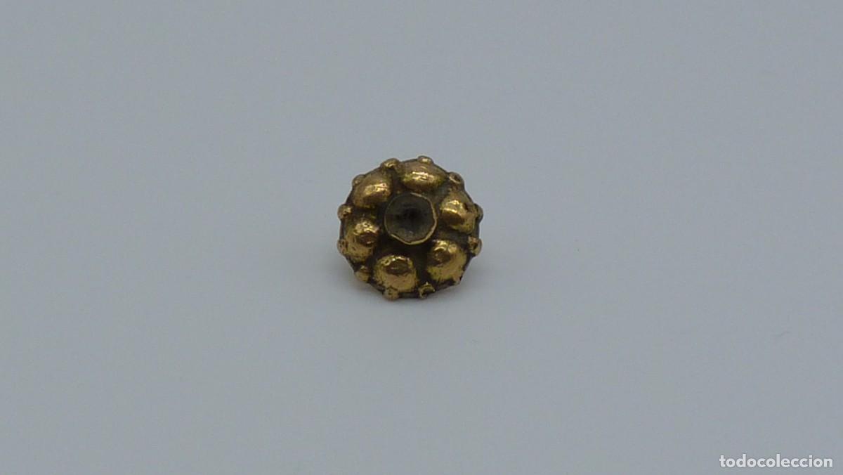 Joyeria: BOT&Oacute;N MALLORQU&Iacute;N EN ORO DE 18 KTLS Ca.1900 . - Foto 1