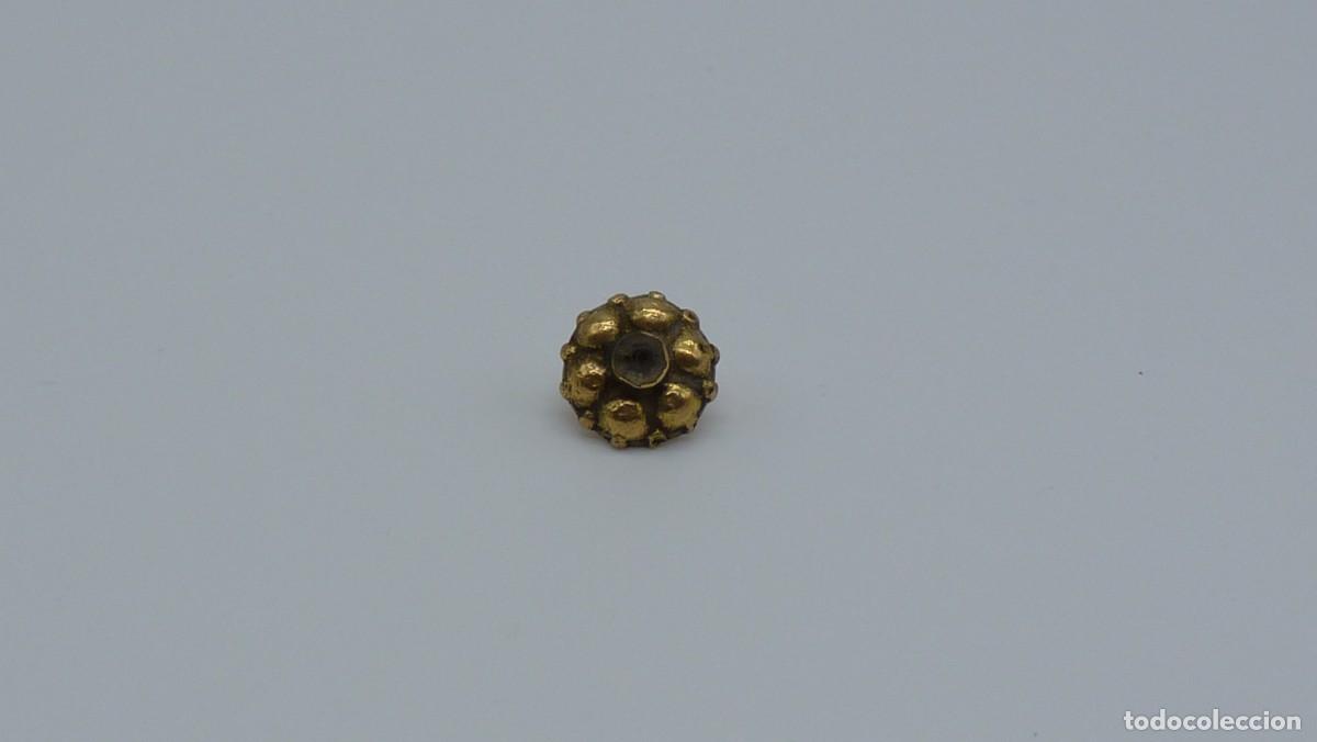 Joyeria: BOT&Oacute;N MALLORQU&Iacute;N EN ORO DE 18 KTLS Ca.1900 . - Foto 2