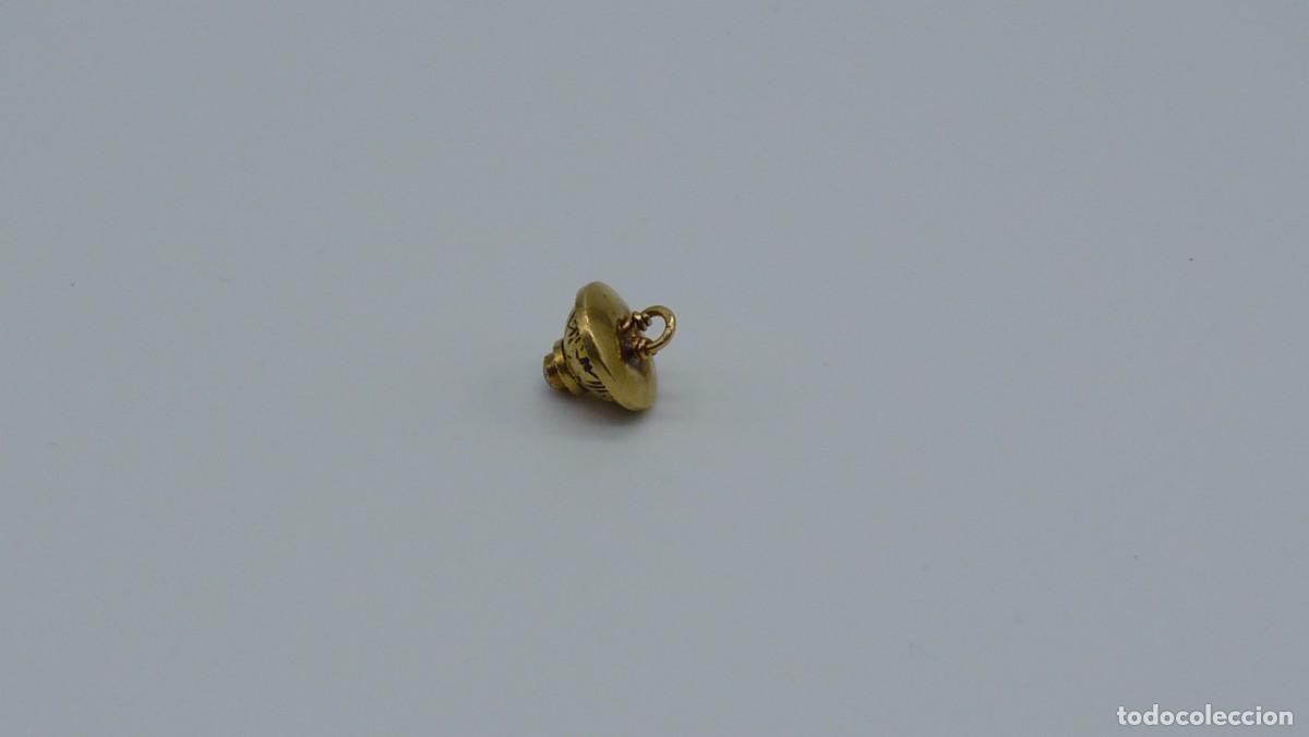 Joyeria: BOT&Oacute;N MALLORQU&Iacute;N EN ORO DE 18 KTLS Ca.1900 . - Foto 7
