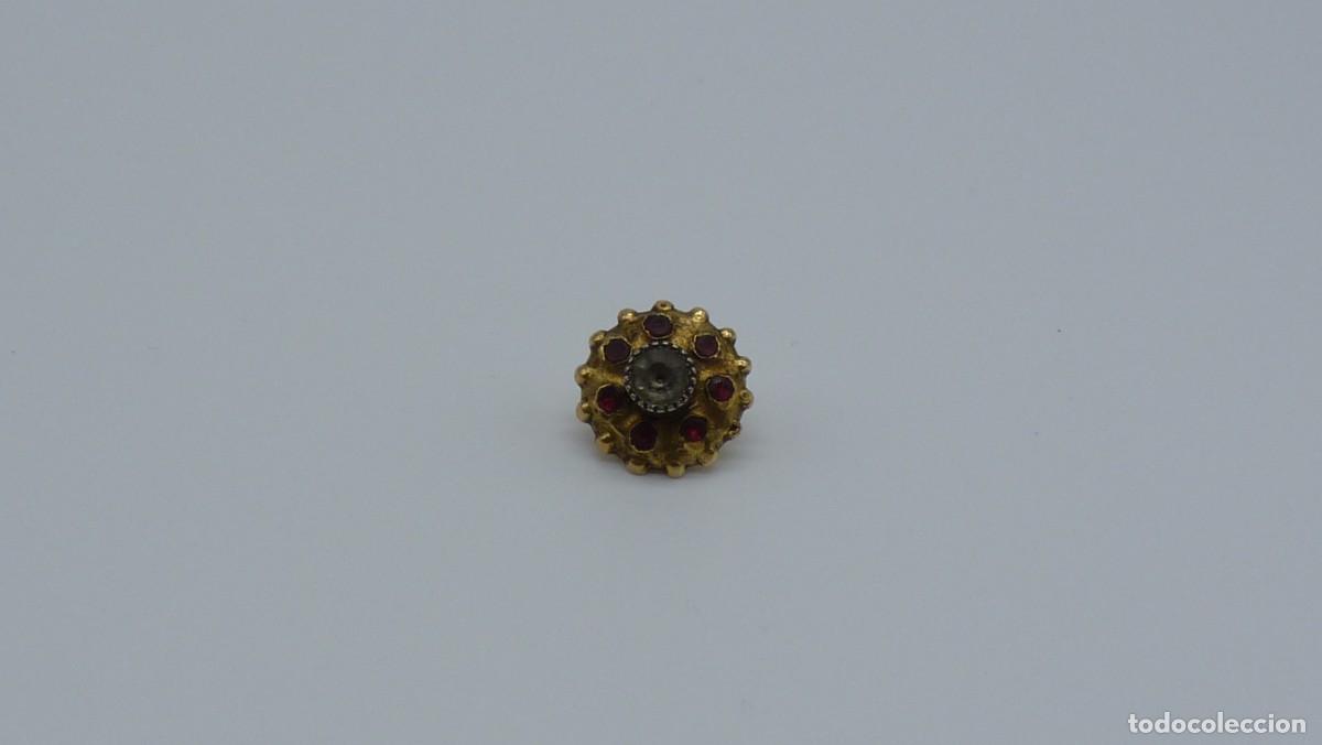 Joyeria: BOT&Oacute;N MALLORQU&Iacute;N EN ORO DE 18 KTLS Ca.1900 . - Foto 2