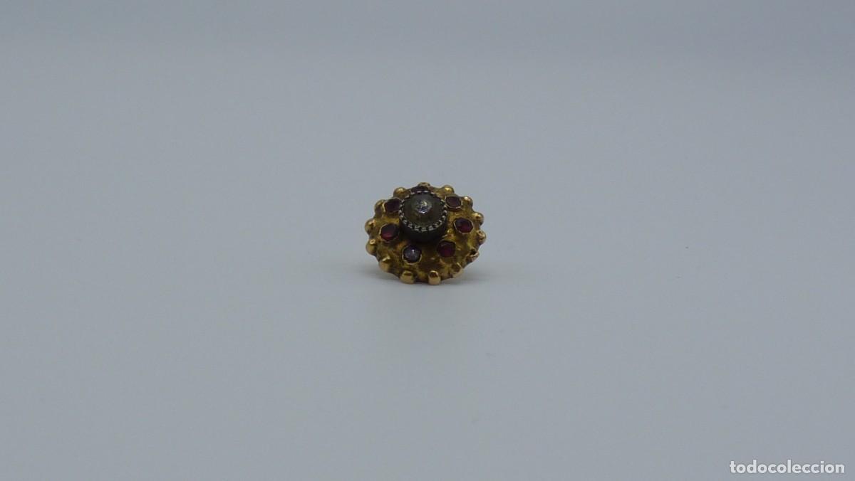 Joyeria: BOT&Oacute;N MALLORQU&Iacute;N EN ORO DE 18 KTLS Ca.1900 . - Foto 5