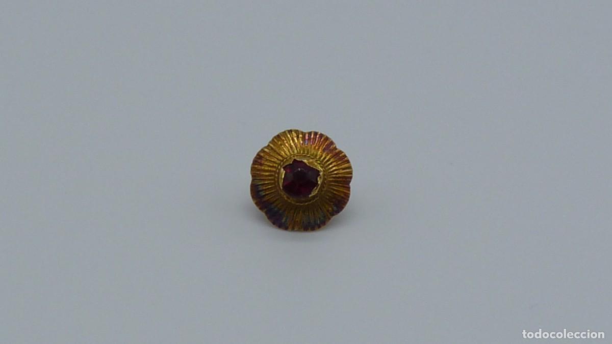 Joyeria: BOT&Oacute;N MALLORQU&Iacute;N EN ORO DE 18 KTLS Ca.1900 . - Foto 1