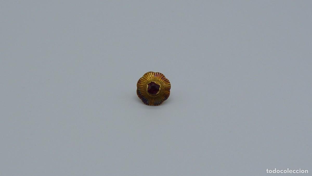Joyeria: BOT&Oacute;N MALLORQU&Iacute;N EN ORO DE 18 KTLS Ca.1900 . - Foto 2