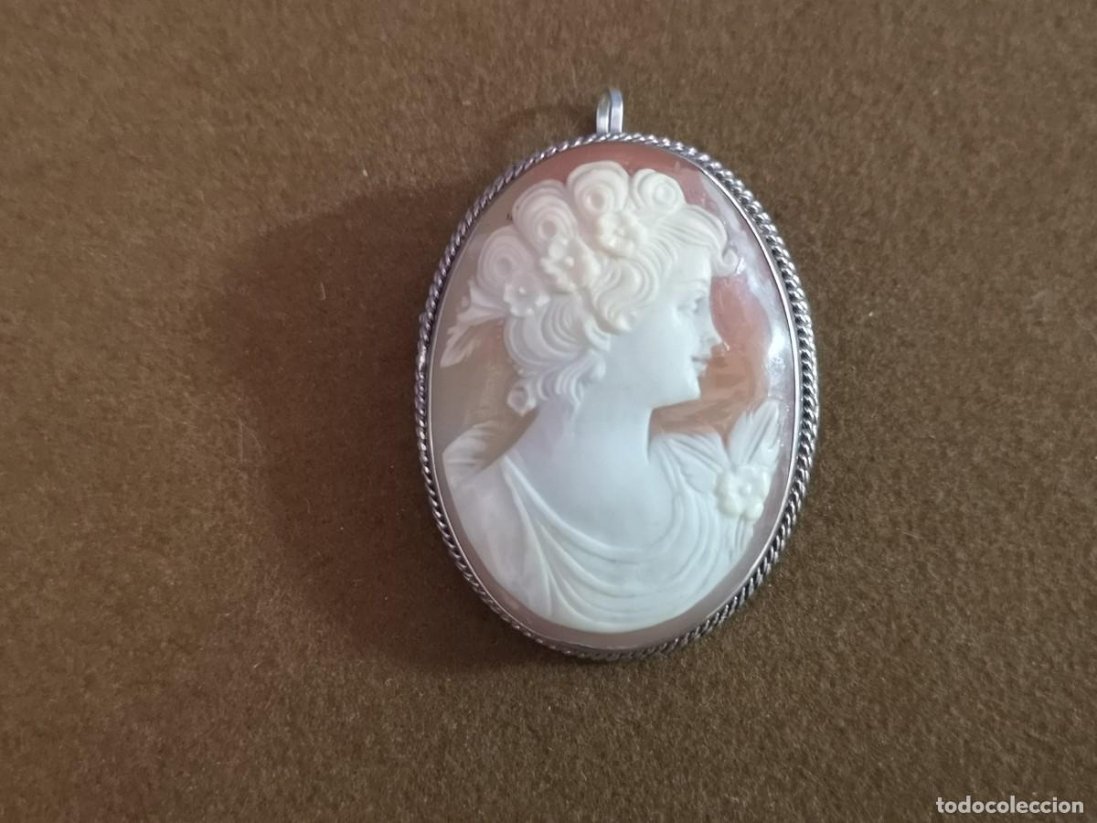 Joyeria: BROCHE COLGANTE EN CAMAFEO Y PLATA - Foto 1