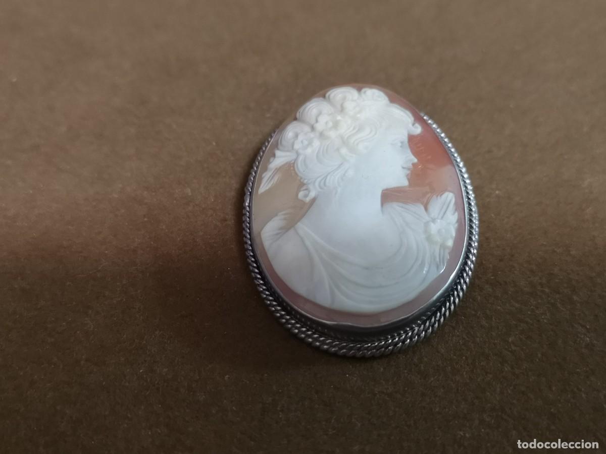 Joyeria: BROCHE COLGANTE EN CAMAFEO Y PLATA - Foto 3