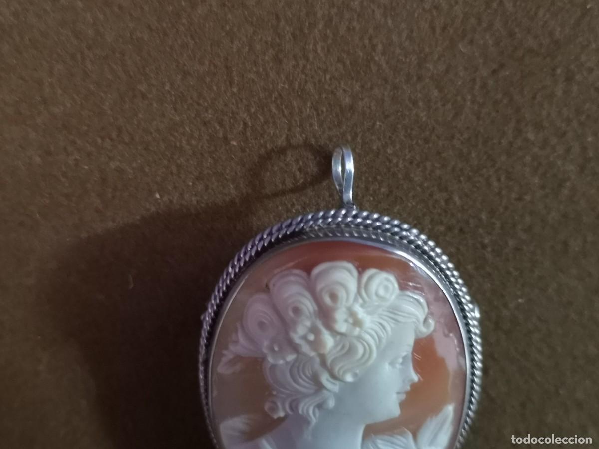 Joyeria: BROCHE COLGANTE EN CAMAFEO Y PLATA - Foto 4