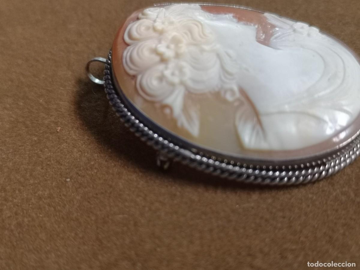 Joyeria: BROCHE COLGANTE EN CAMAFEO Y PLATA - Foto 5