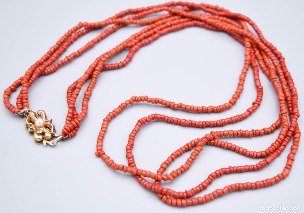 Joyeria: Collar de coral con cierre de plata - Foto 4